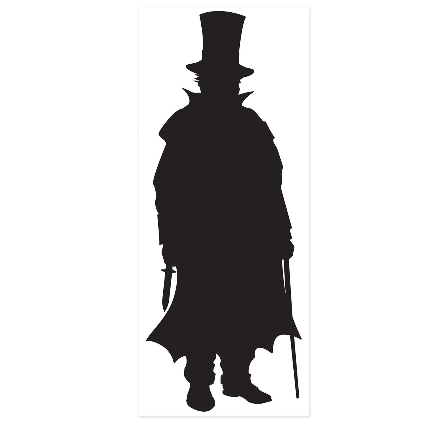 Beistle Villain Silhouette - Party Supply Decoration for Sherlock Holmes