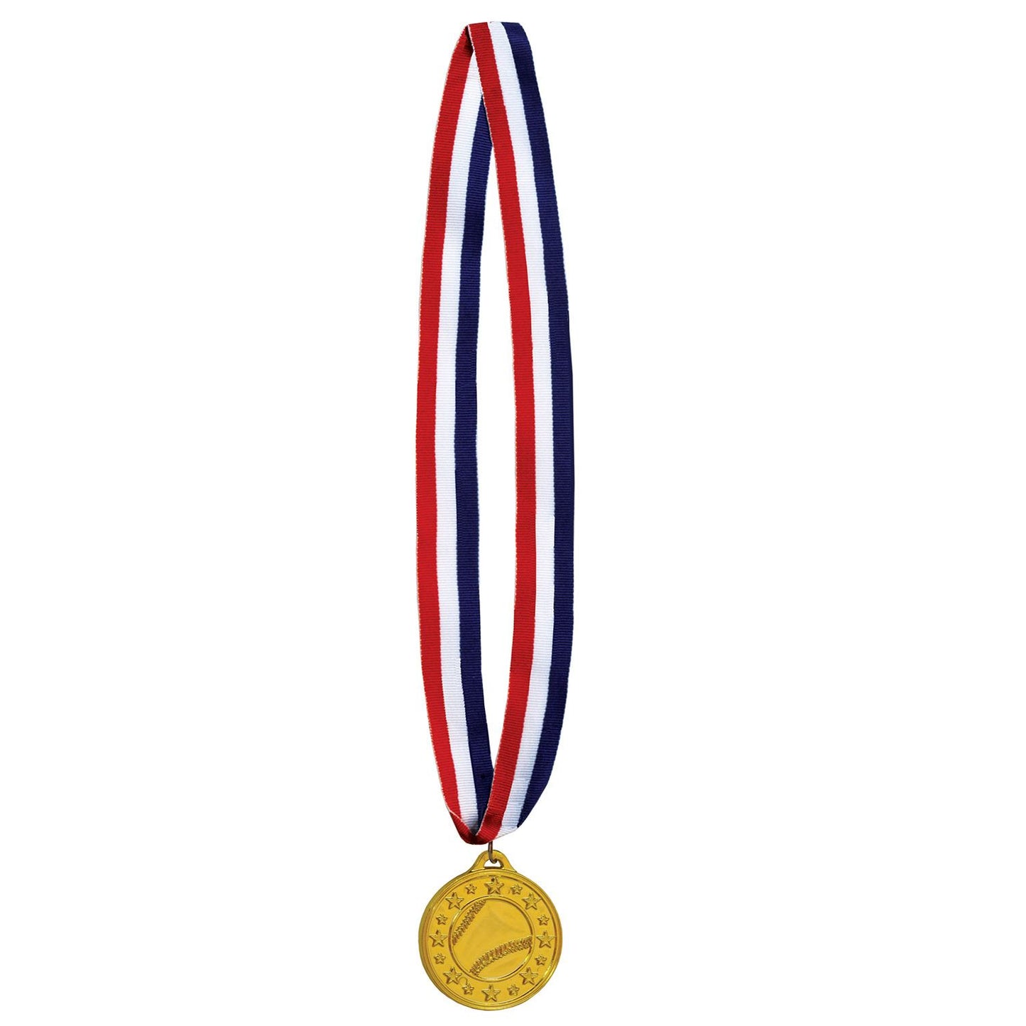 Beistle Baseball Medal w/Ribbon | Party Supply | Decoration | Favor | Award
