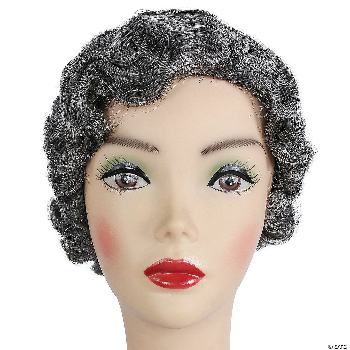 Gatsby/Marcel Wig Med Brown Gray 44 | Brown/Gray