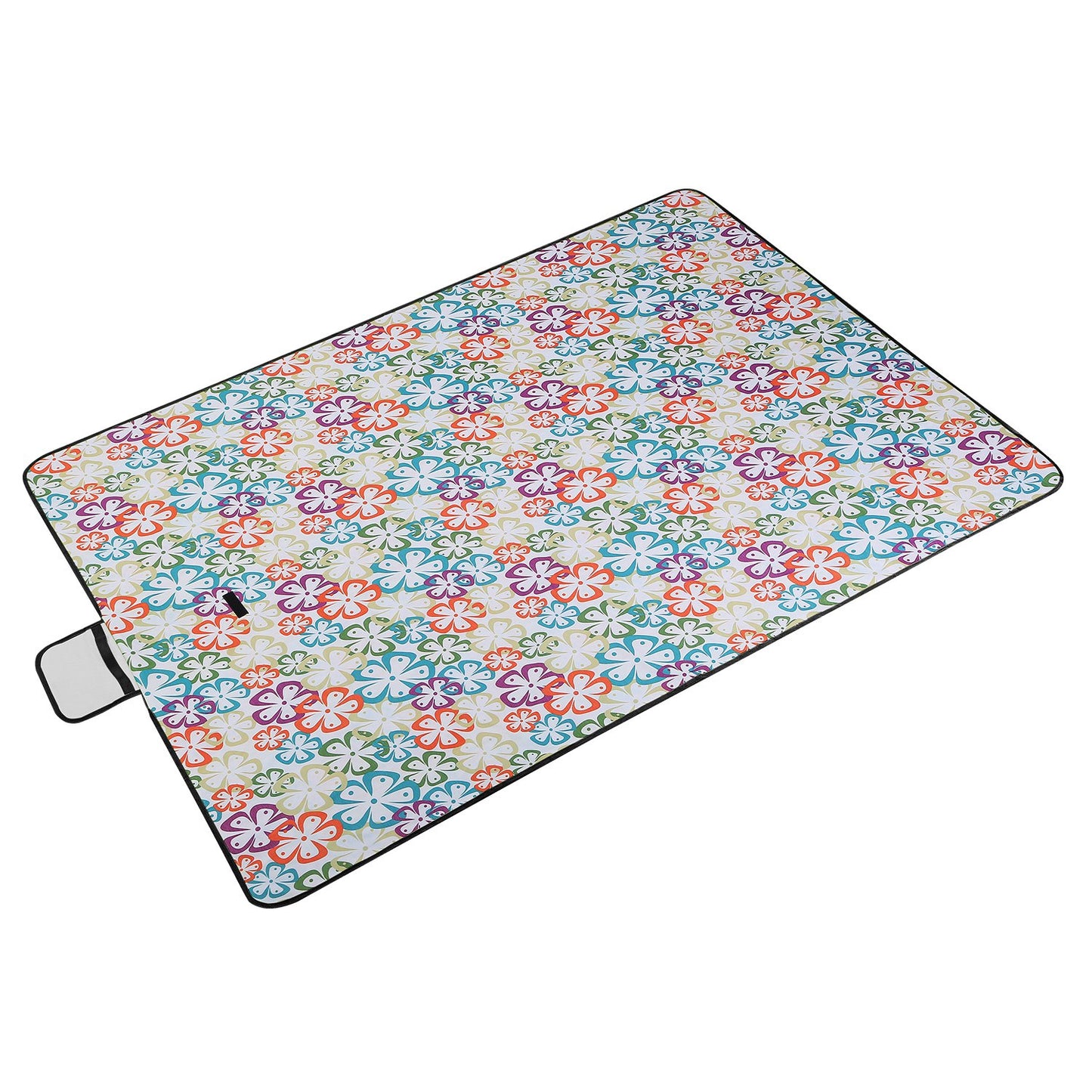 60" x 78" Waterproof Picnic Blanket Handy Mat with Strap Foldable Camping R 3899