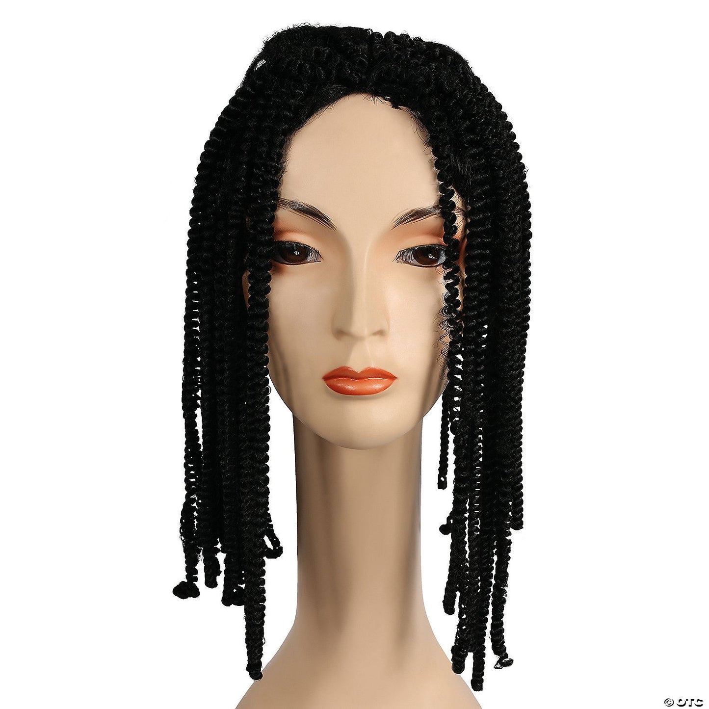 Womens Black Bargain Spring Curl Wig