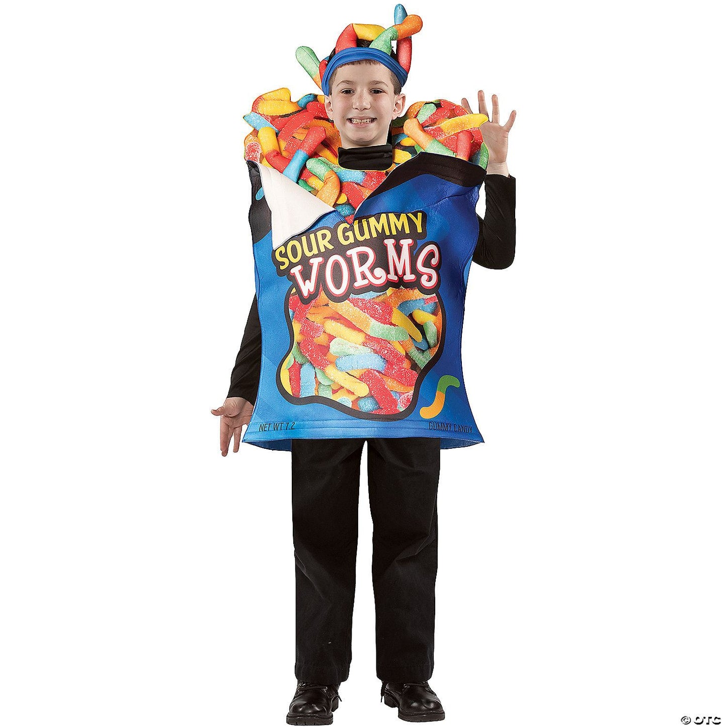 Unisex | Kids Sour Gummy Worms Costume