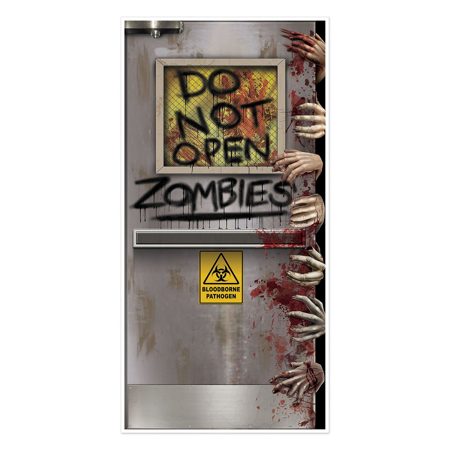 Beistle Zombies Lab Door Cover - Halloween | Party Supply | Decoration