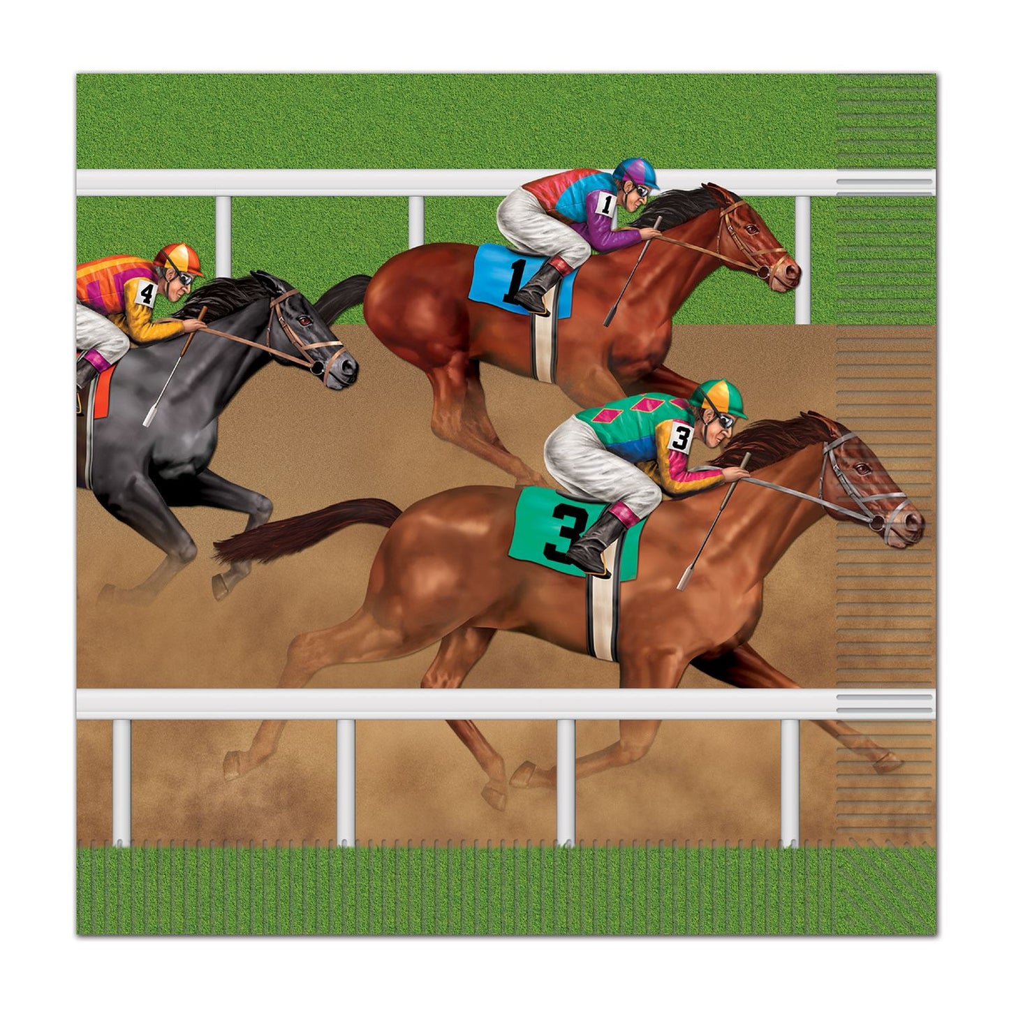 Beistle Horse Racing Luncheon Napkins - Derby Day | Party Supply | Decoration