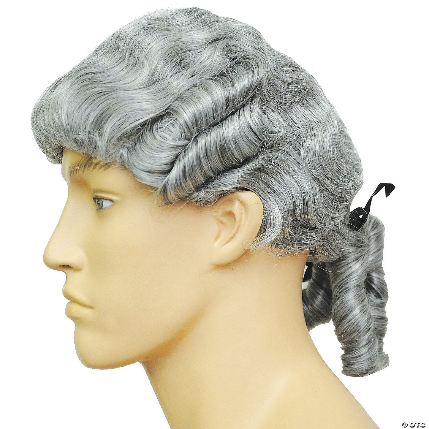 Mens Dark Brown Bargain Colonial Man Wig | Brown-Dark