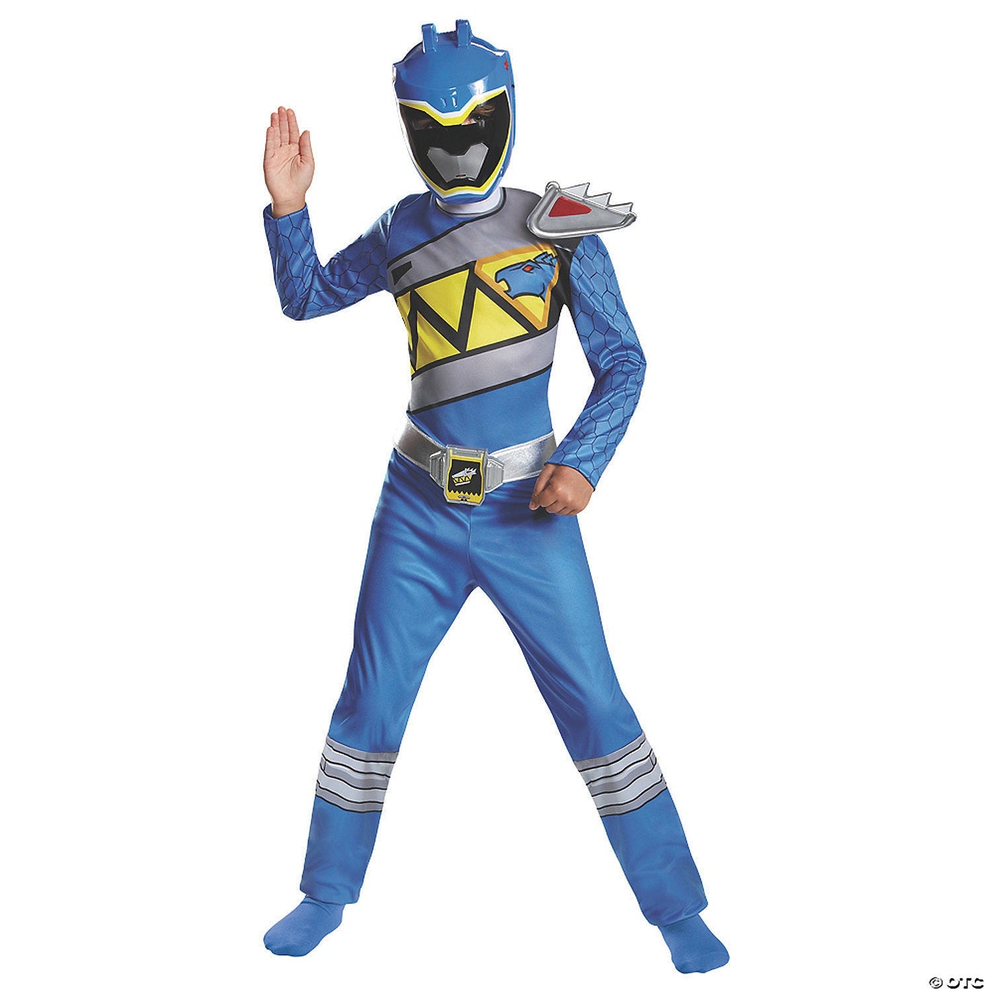 Boys Classic Mighty Morphin Power Rangers Blue Ranger Dino Costume