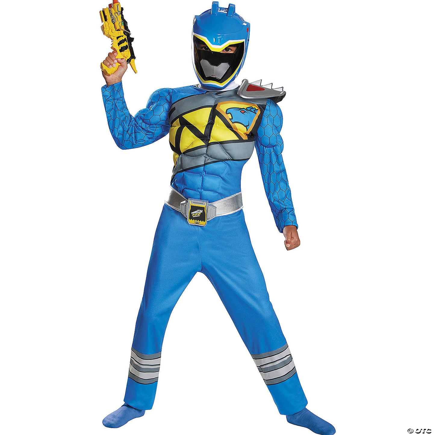 Boys Blue Ranger Muscle Dino Charge Costume
