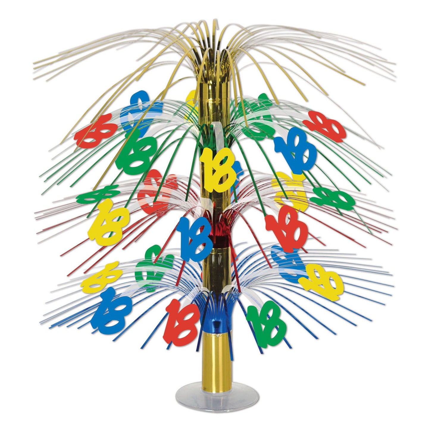 Beistle 18th Cascade Centerpiece - Birthday-Age Specific | Party Supply
