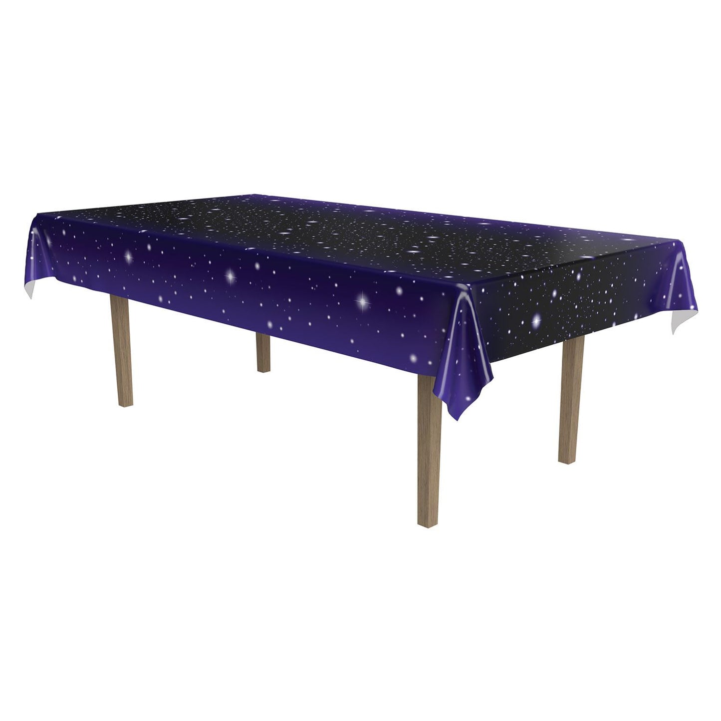 Beistle Starry Night Plastic Tablecover - Space | Party Supply | Decoration