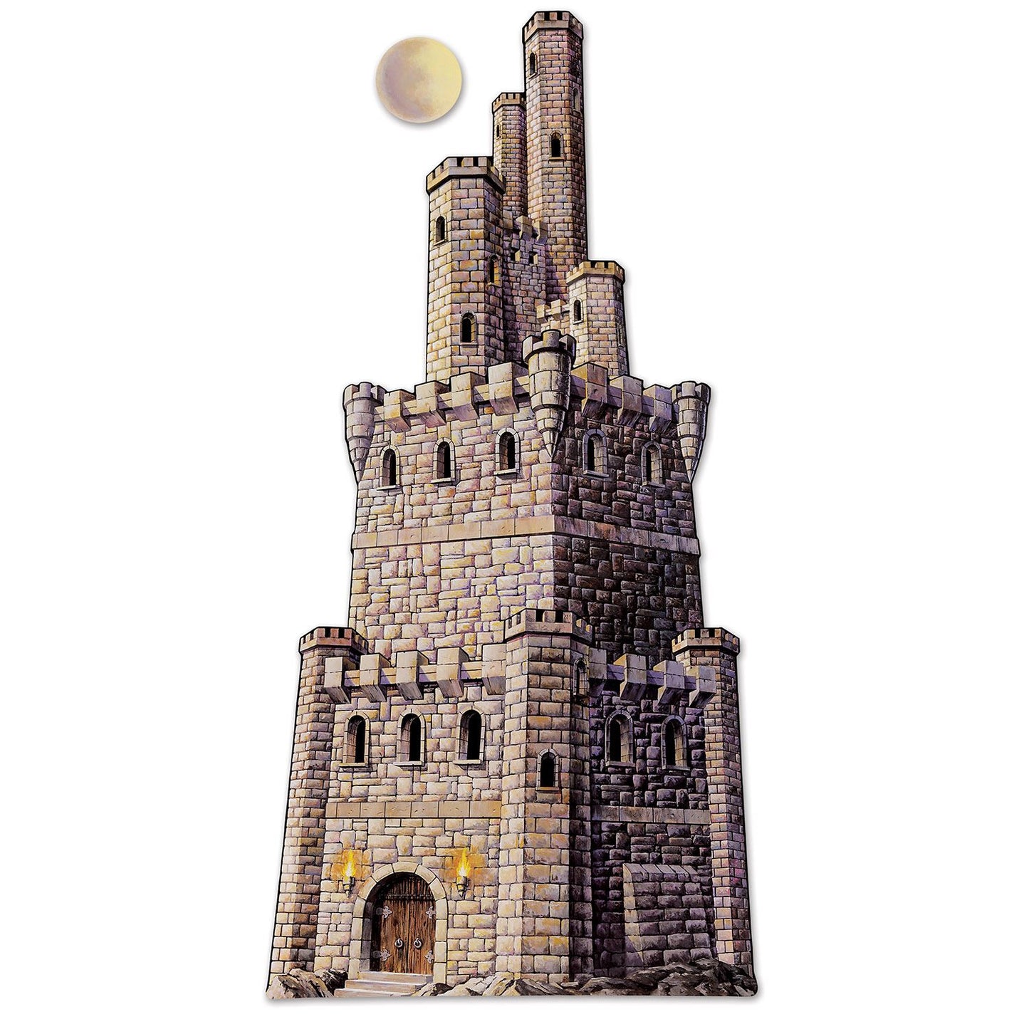 Beistle Jointed Large Castle Tower - Party Supply Decoration for Medieval