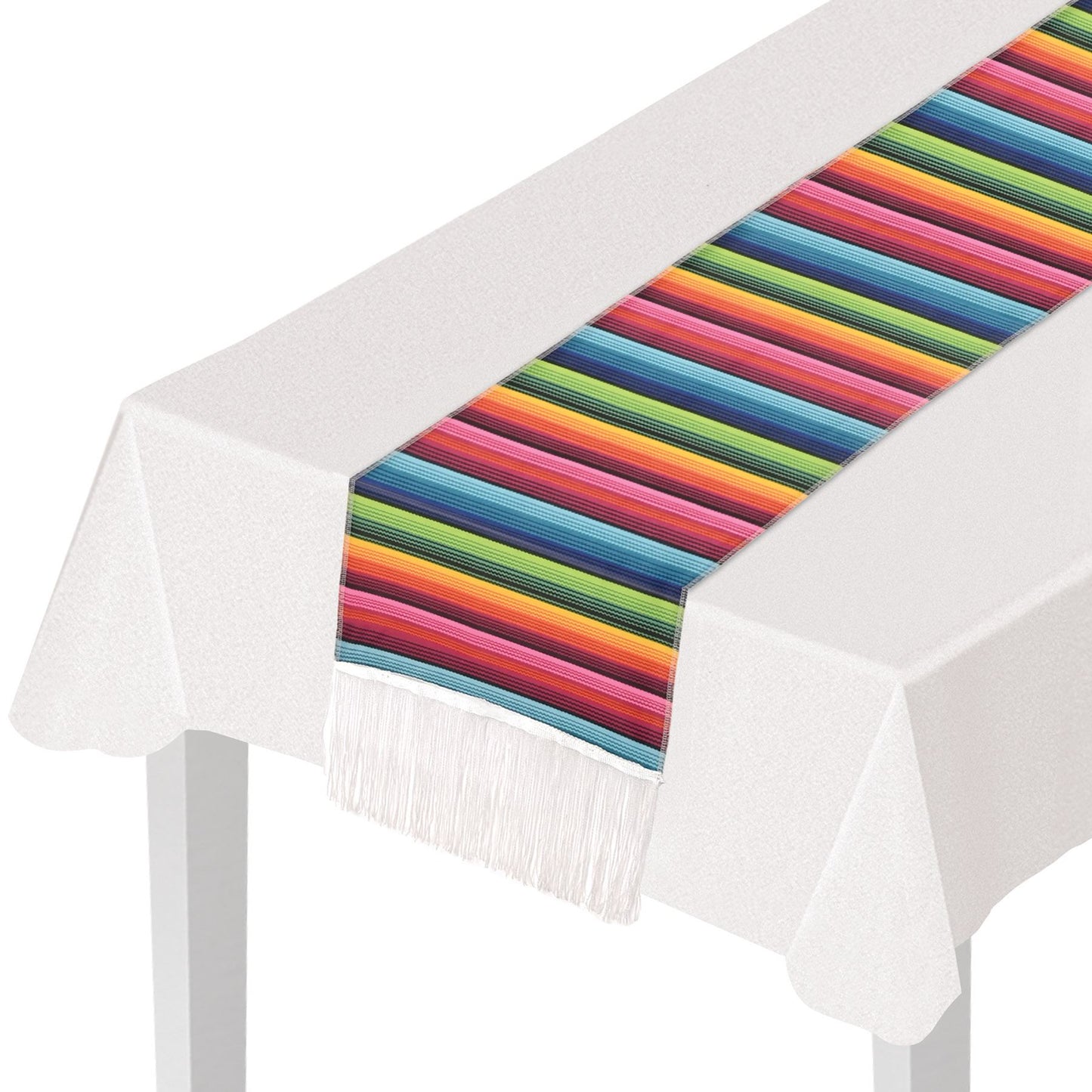 Beistle Fiesta Fabric Table Runner - Fiesta/Cinco de Mayo | Party Supply