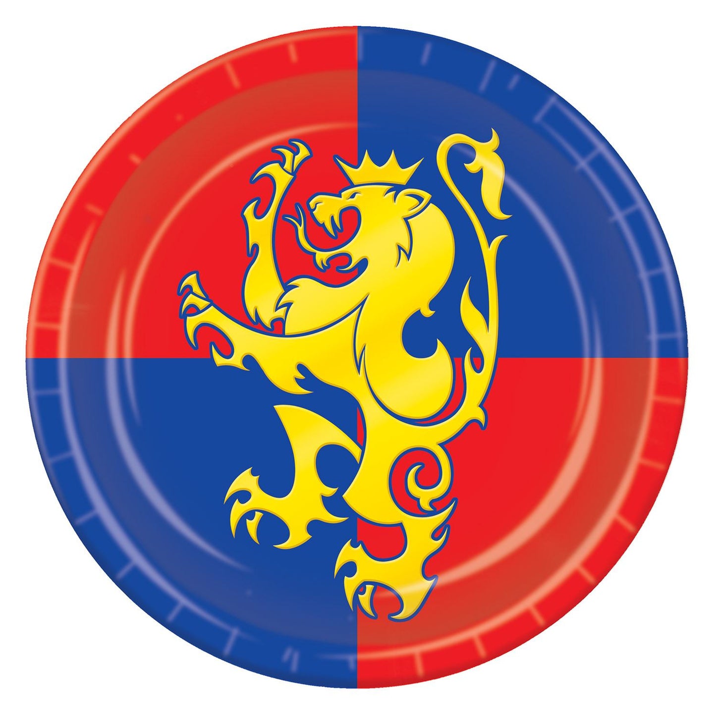 Beistle Medieval Lunch Plates | Party Supply | Decoration