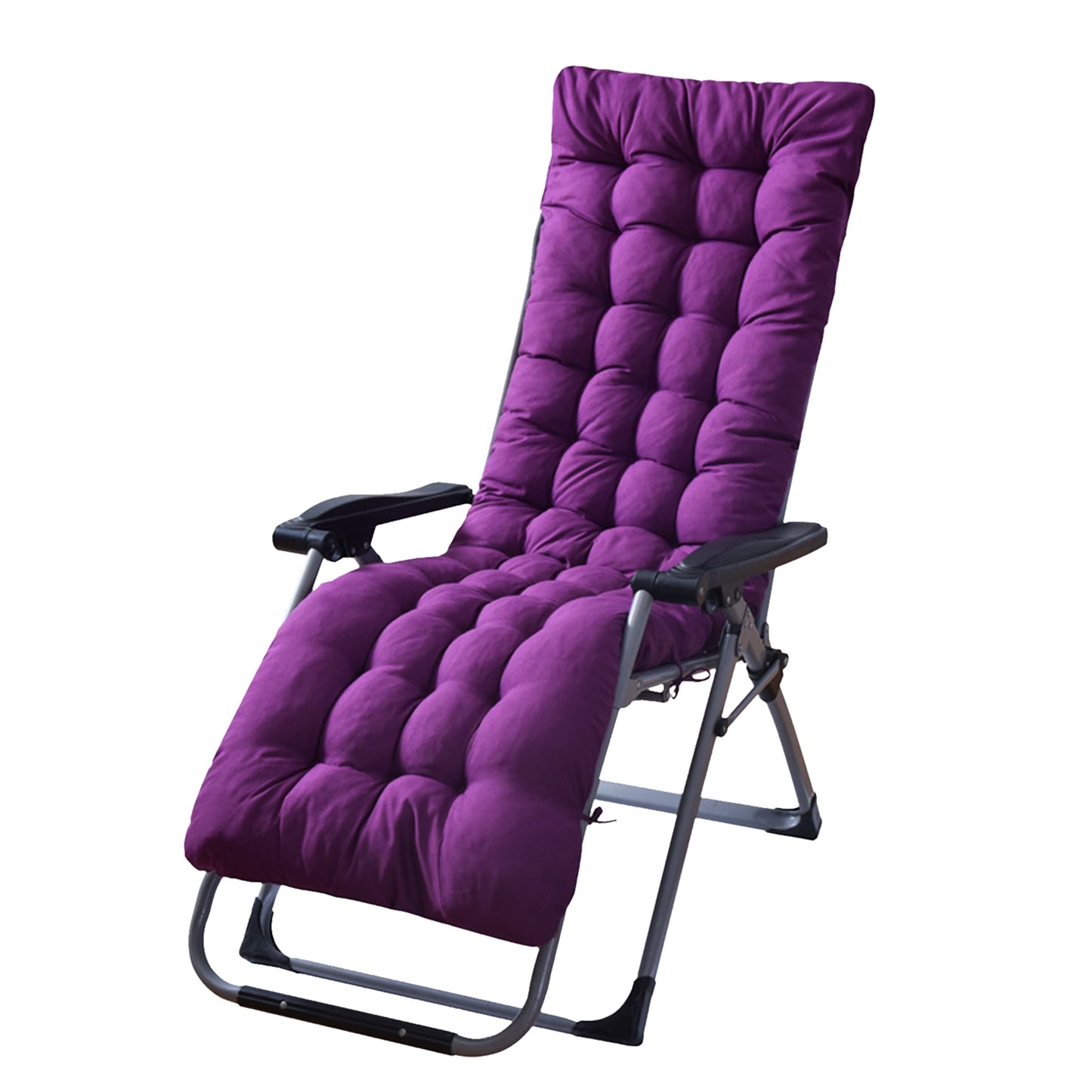 67x22in Chaise Lounger Cushion Recliner Rocking Chair Sofa Mat Deck Chair 6275