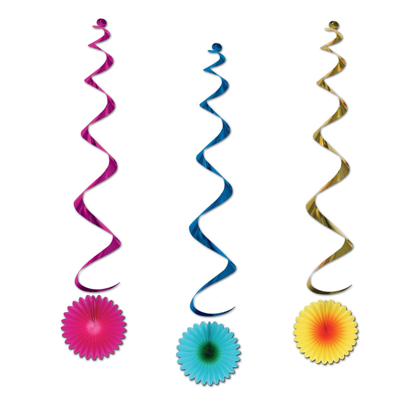 Beistle Tissue Flower Whirls - Spring/Summer | Party Supply | Decoration
