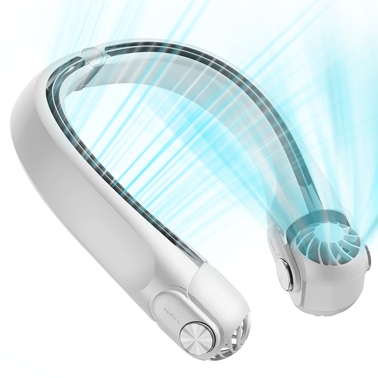 Portable Neck Hanging Fan Hands-free Cooling Personal Fan with 3 Speeds 360 9862