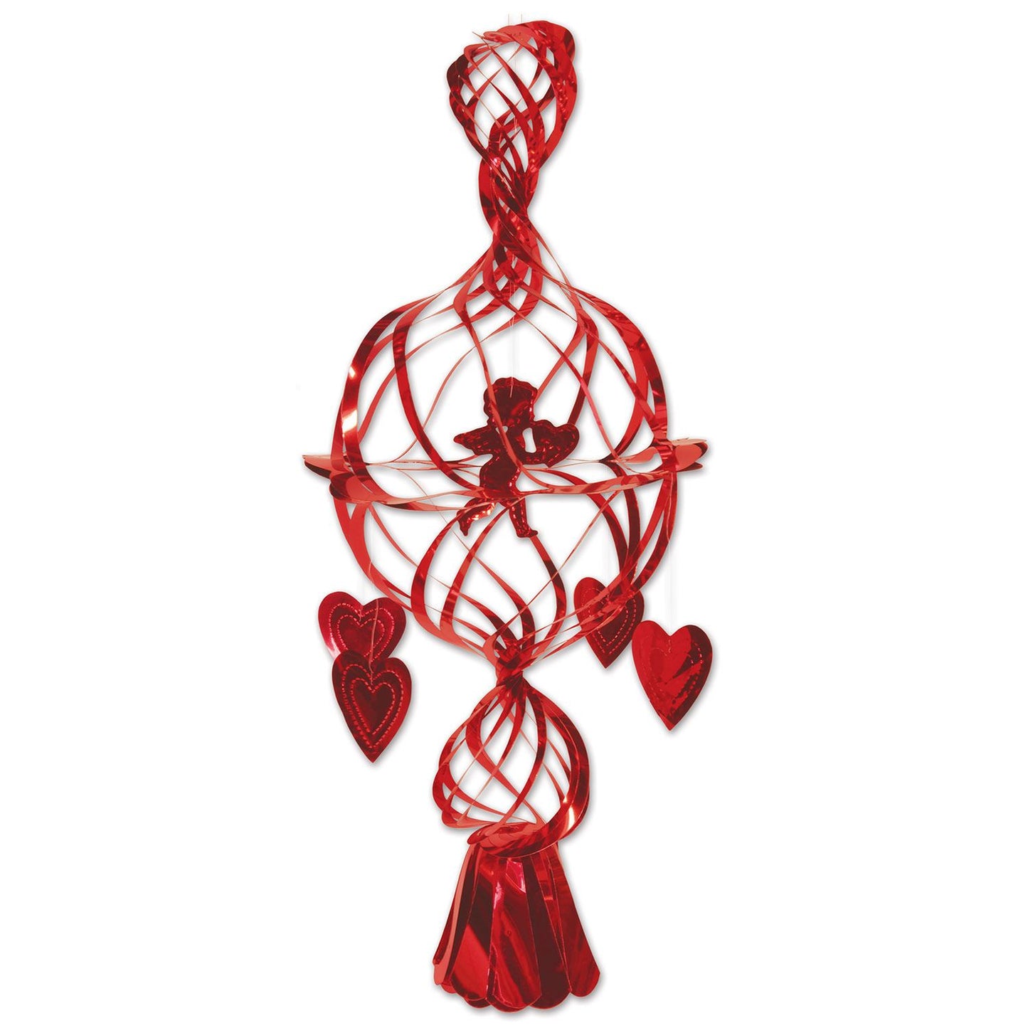 Beistle Metallic Cupid & Heart - Valentines | Party Supply | Decoration