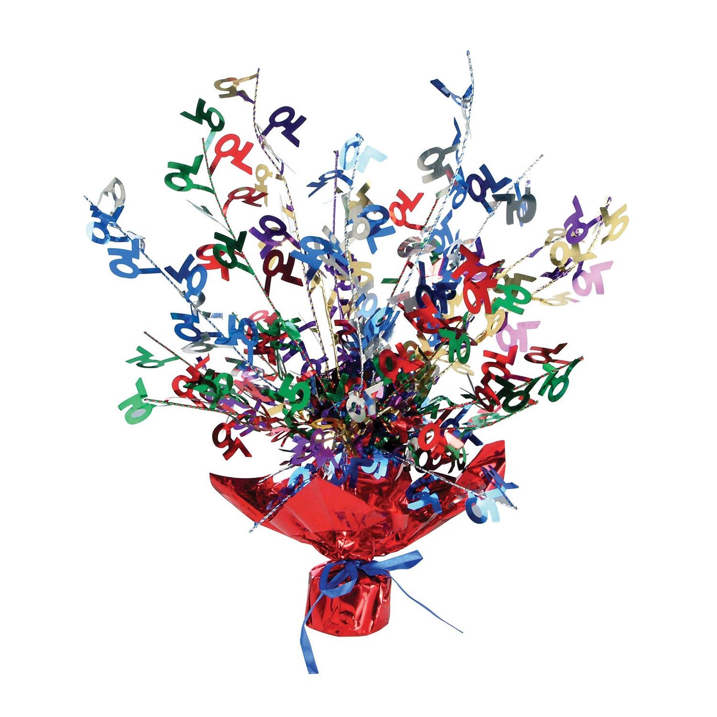 Beistle 70th Gleam N Burst Centerpiece - Birthday-Age Specific | Party Supply