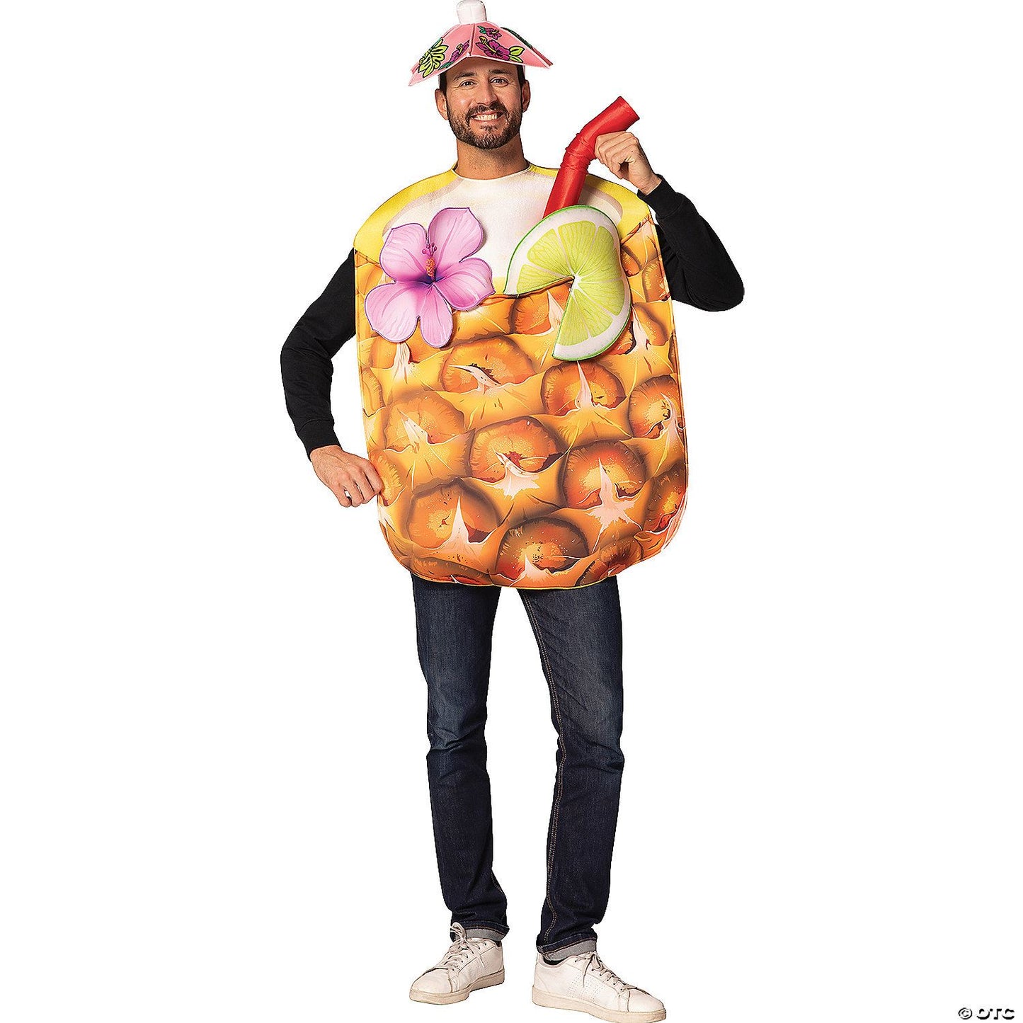 Unisex | Adults Pineapple Cocktail Drink Costume
