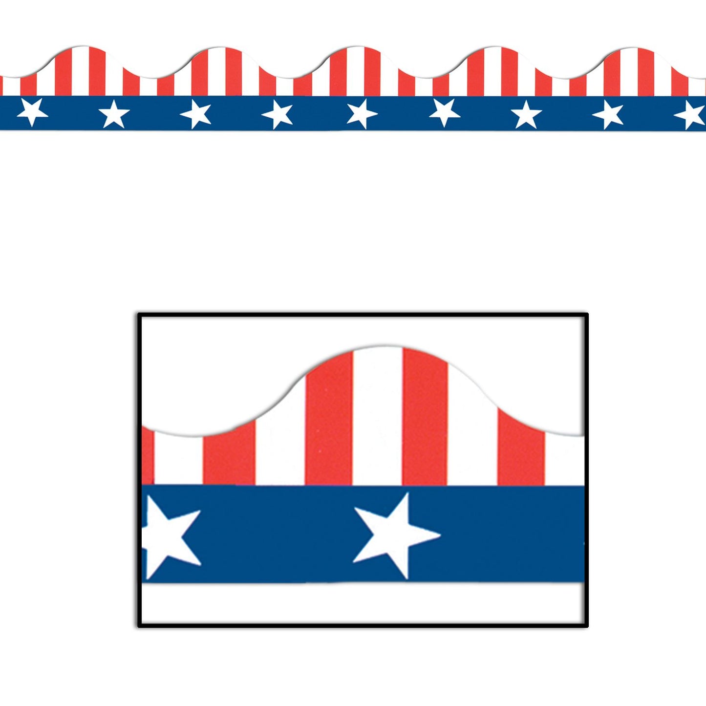 Beistle Patriotic Border Trim - Educational | Party Supply | Decoration