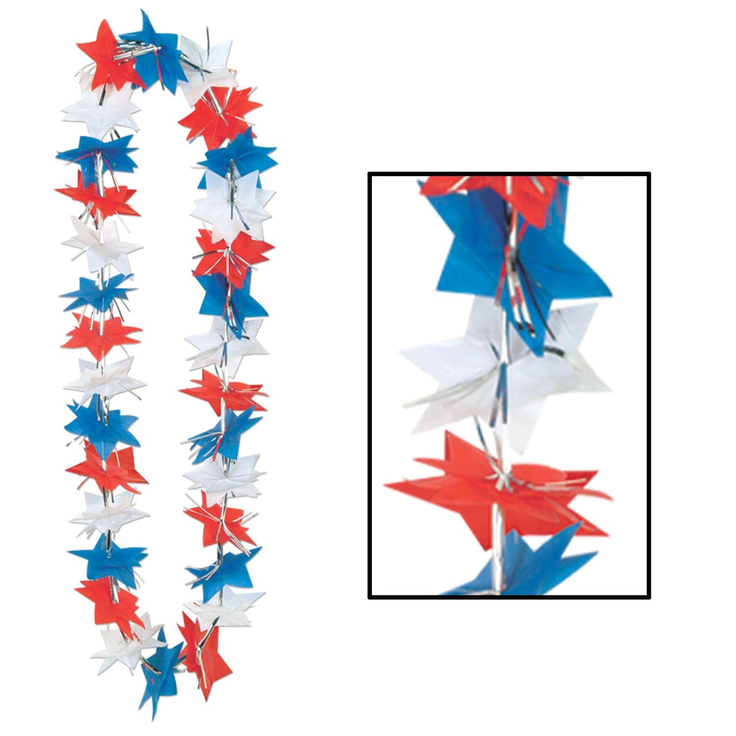 Beistle Patriotic Star Party Lei | Party Supply | Decoration