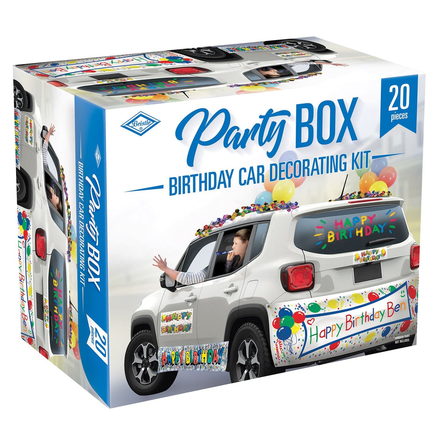 Beistle Birthday Car Party Box | Party Supply | Decoration