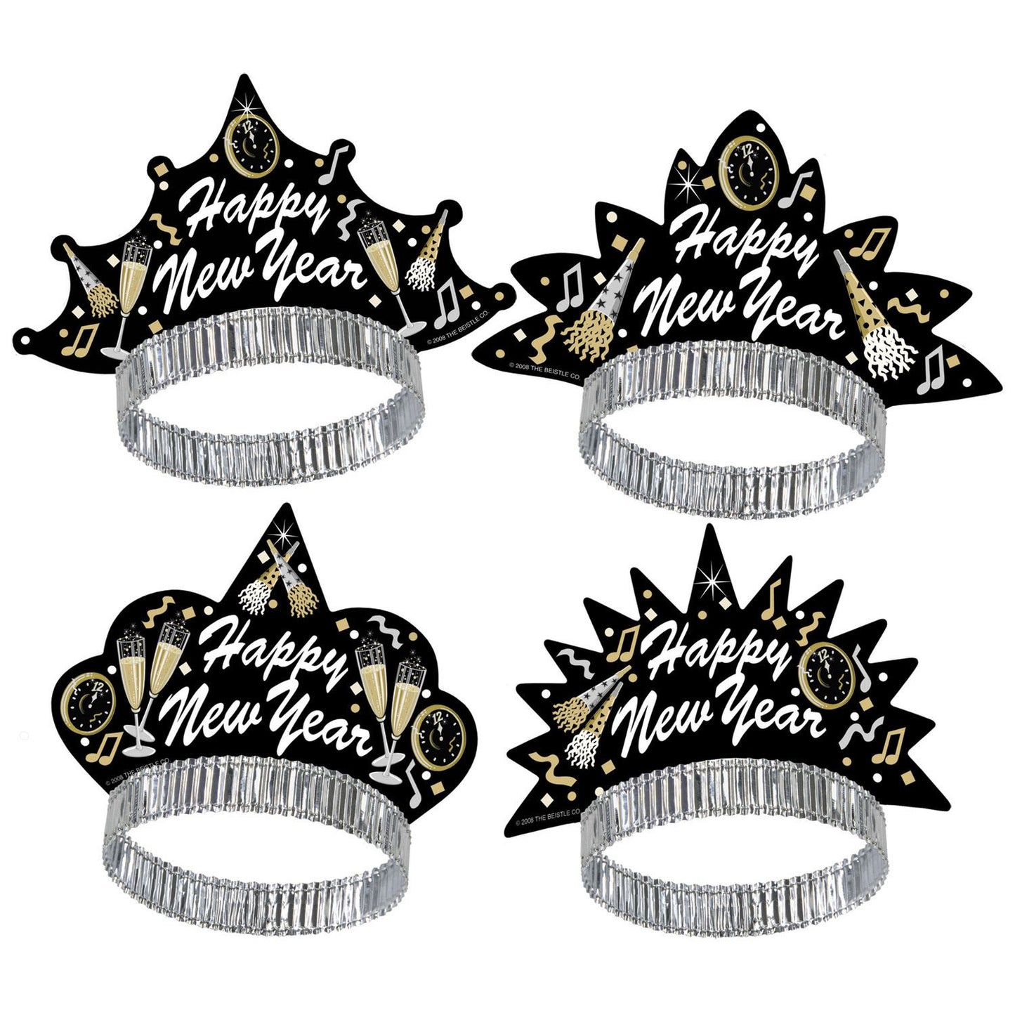 Beistle New Year Tymes Tiaras - New Years | Party Supply | Decoration