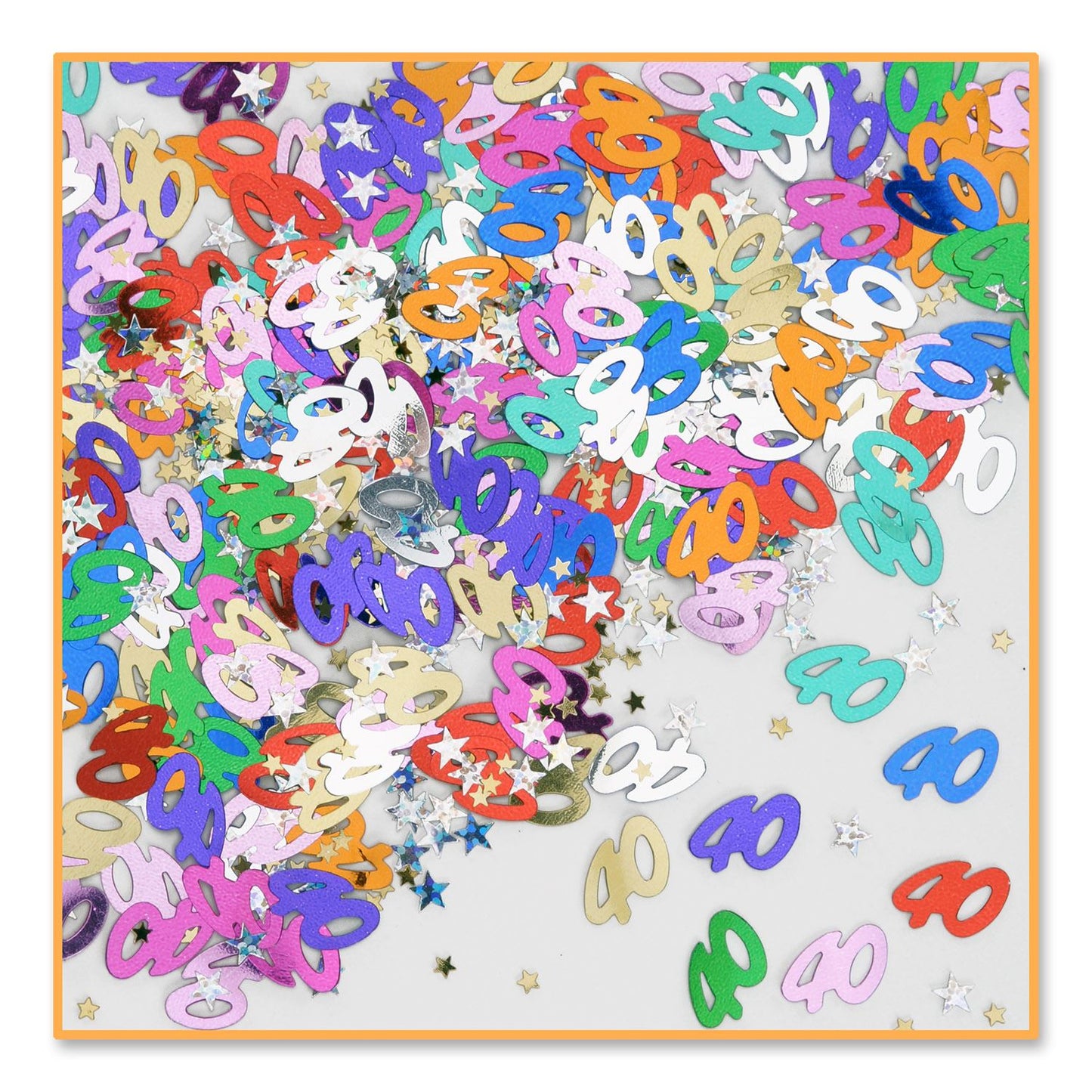 Beistle 40th Birthday Confetti - Birthday-Age Specific | Party Supply