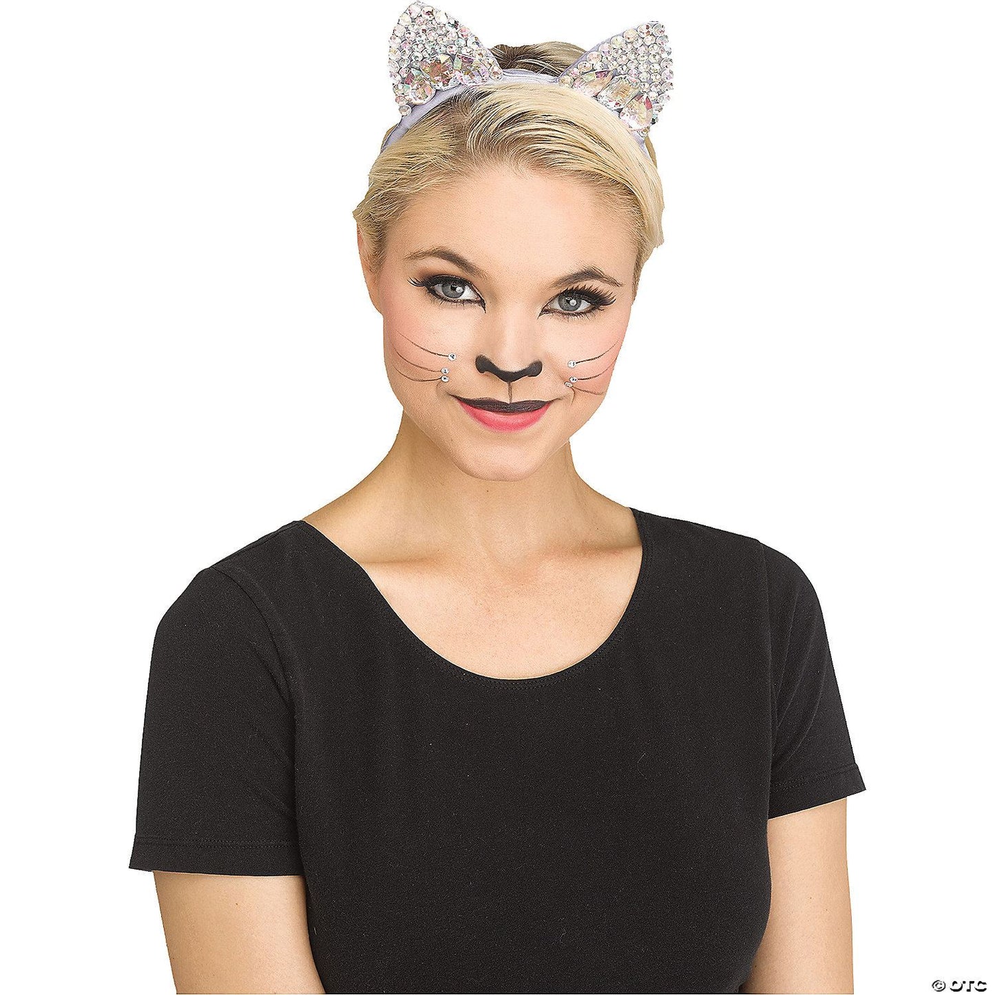 Jeweled Cat Ears | Gray
