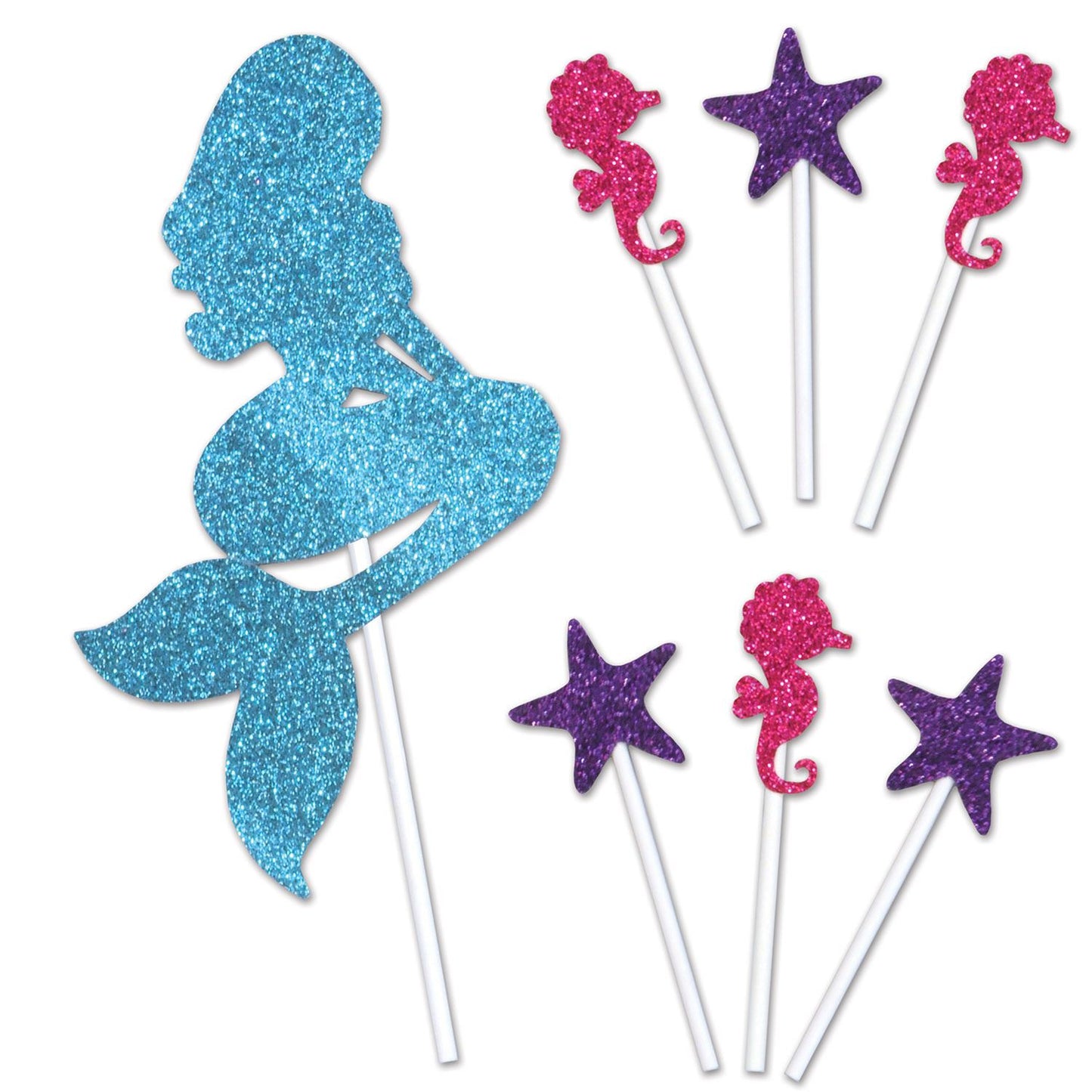 Beistle Mermaid Cake Topper | Party Supply | Decoration
