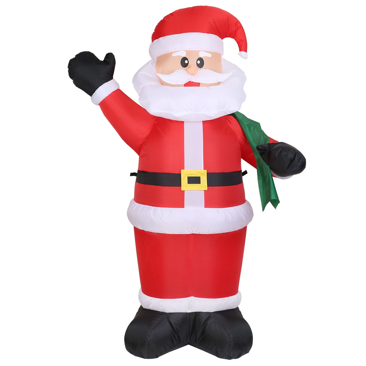 6.4ft Inflatable Christmas Giant Santa Claus Blow up Light up Santa Claus with