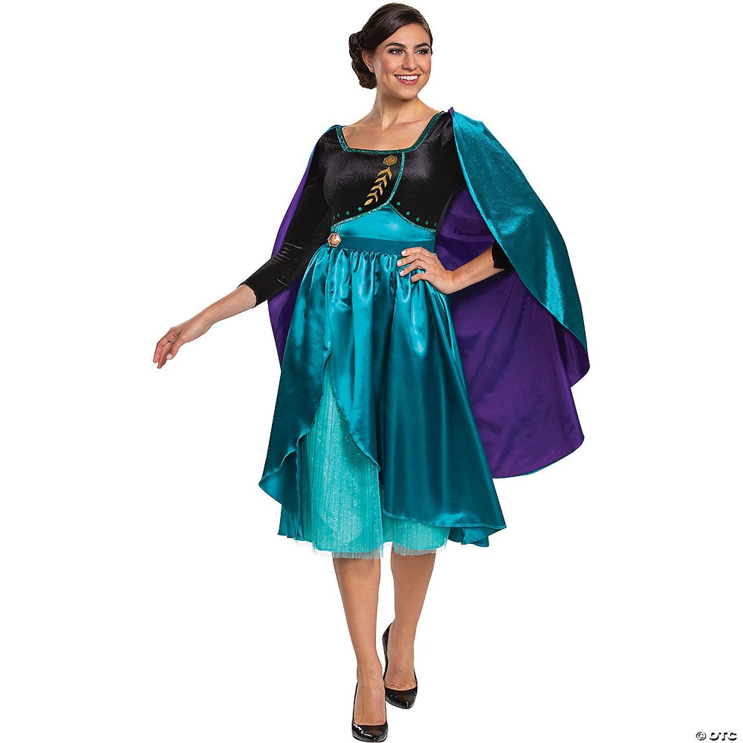 Womens Deluxe Frozen 2 Queen Anna Costume - Plus