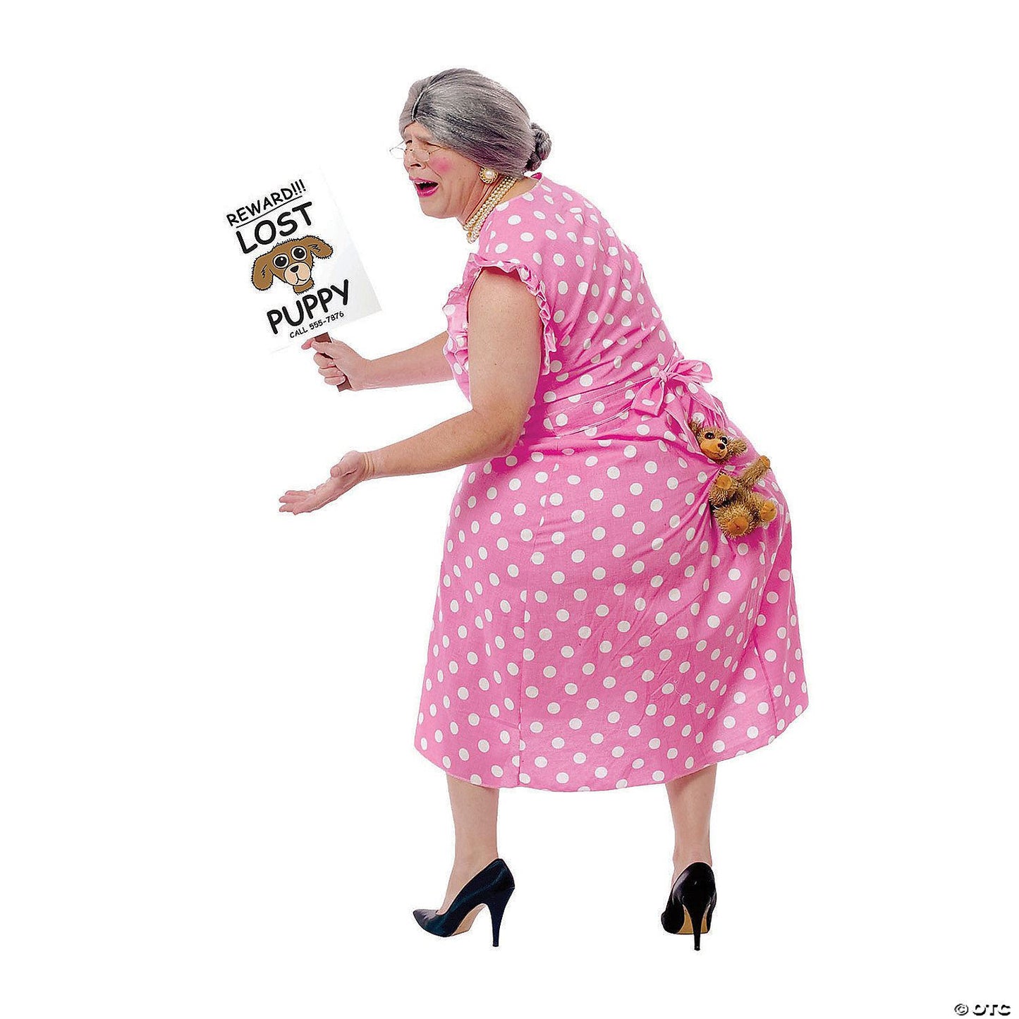 Mens | Adult Lost Puppy Grandma Costume