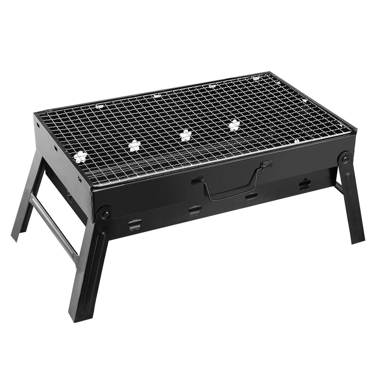 Portable BBQ Grill Foldable Charcoal Grill Lightweight Smoker Grill for Camping