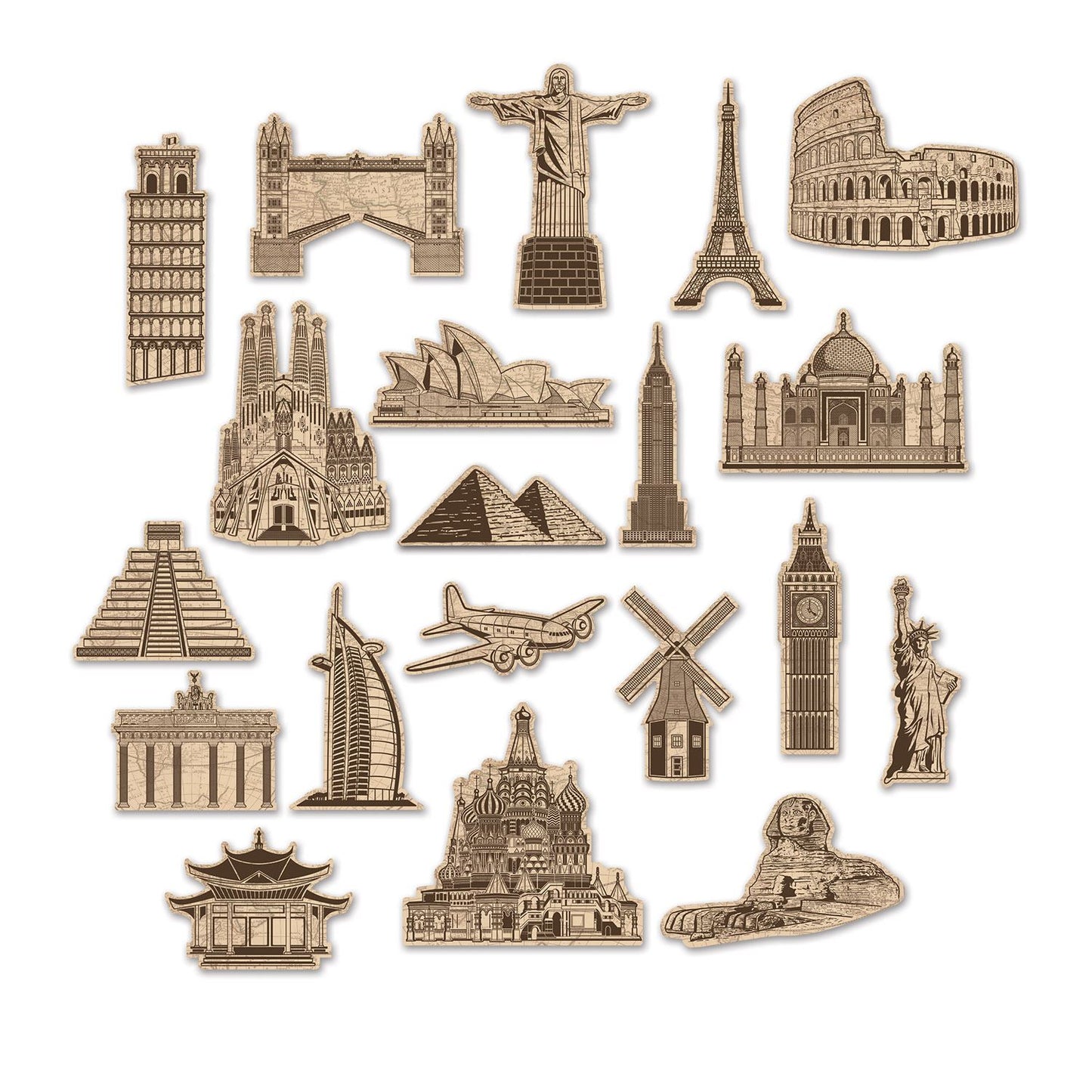 Beistle Around The World Cutouts | Party Supply | Decoration