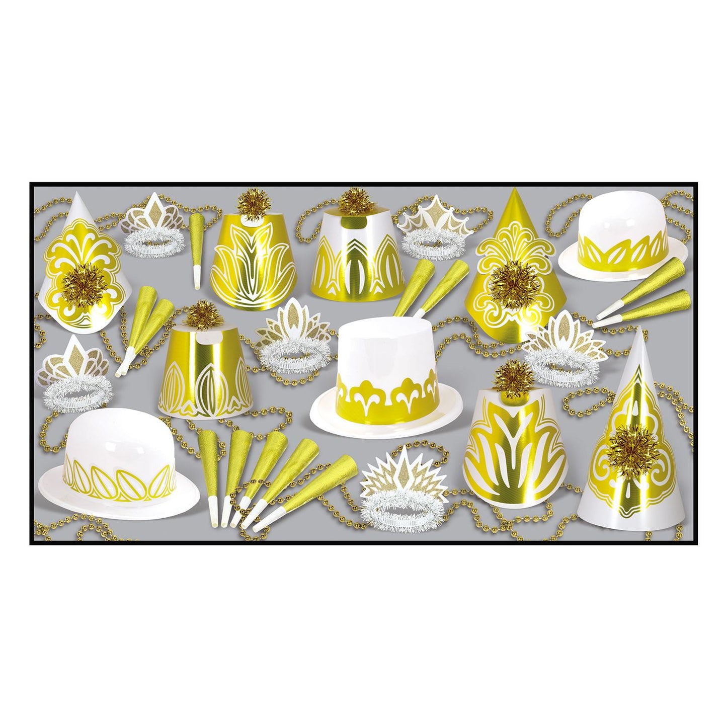 Beistle Golden Nugget Assortment (for 50 people) - New Years | Party Supply