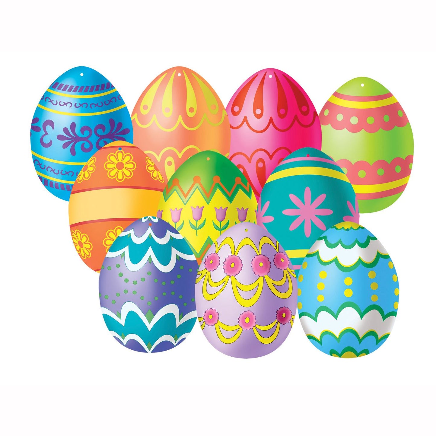 Beistle Mini Easter Egg Cutouts | Party Supply | Decoration