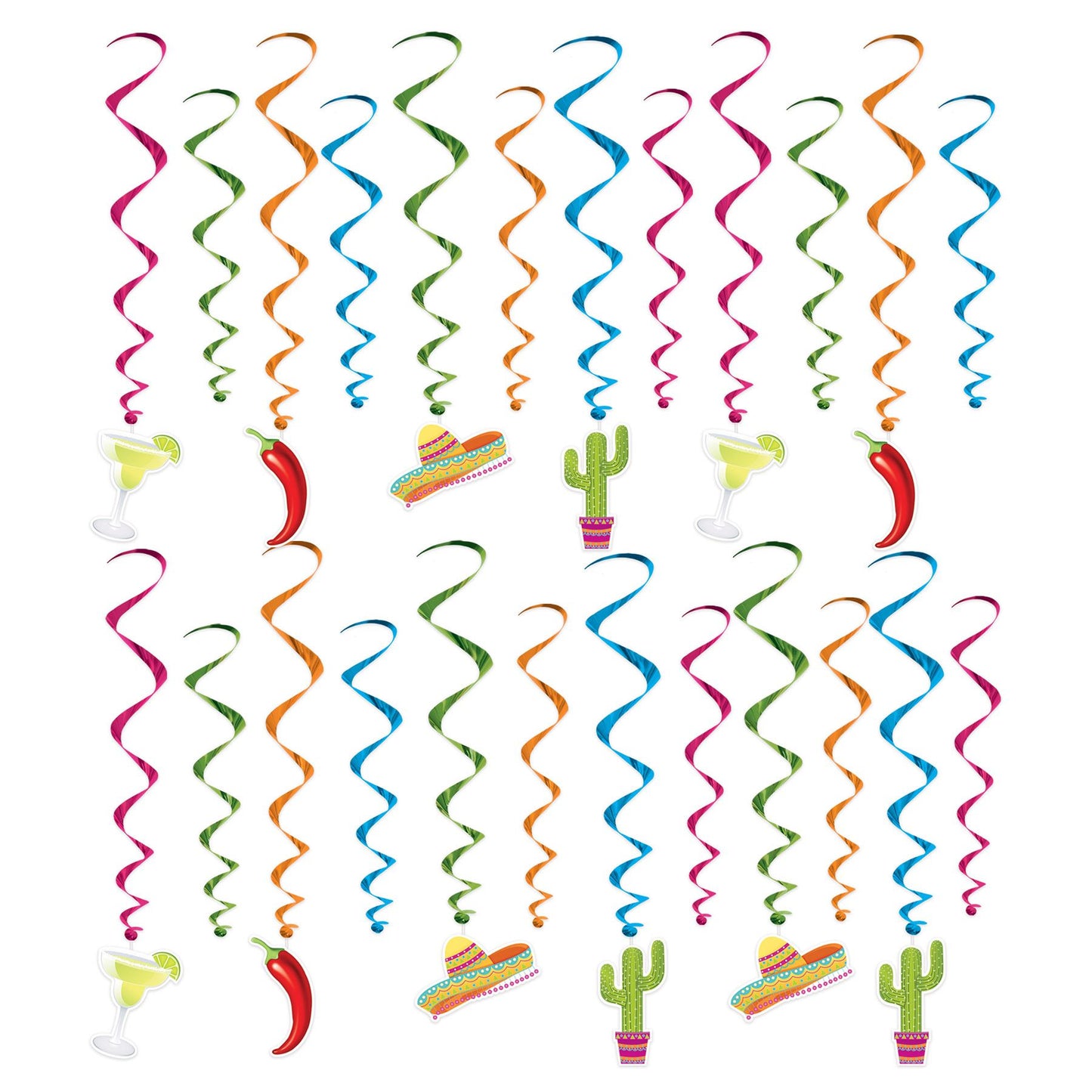 Beistle Fiesta Whirls - Fiesta/Cinco de Mayo | Party Supply | Decoration
