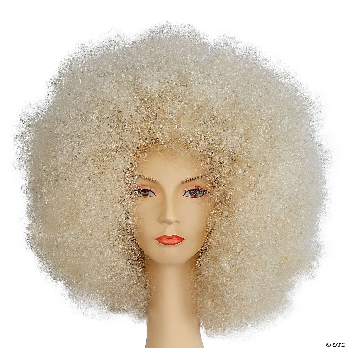 Adults Super Deluxe Afro Wig | Platinum Blonde
