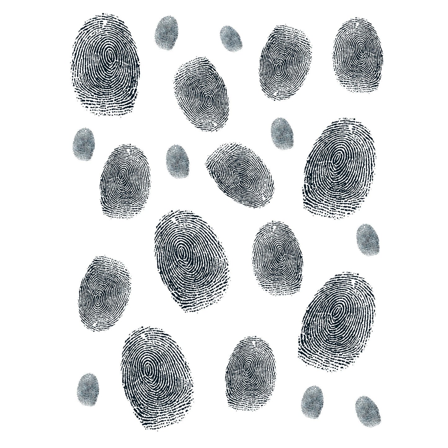 Beistle Fingerprints Peel 'N Place - Crime Scene | Party Supply | Decoration