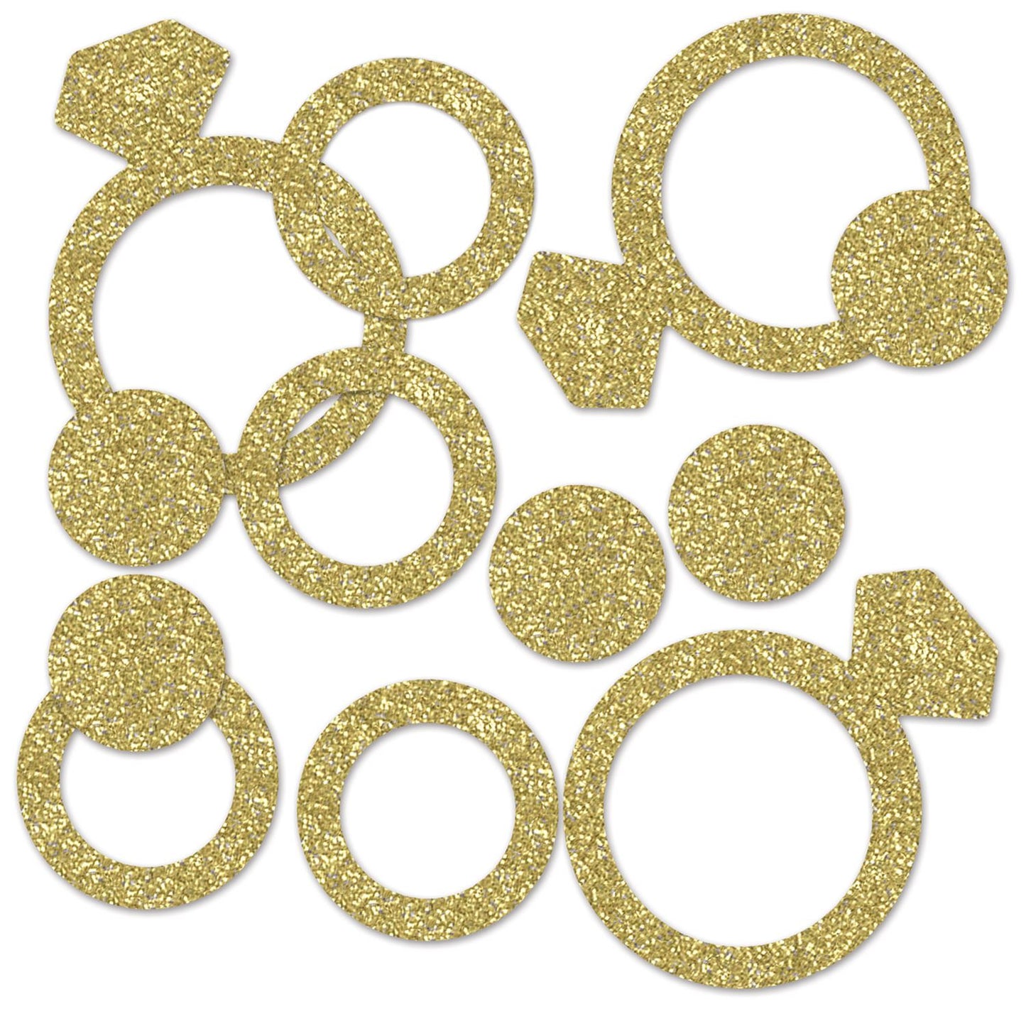 Beistle Diamond Ring Deluxe Sparkle Confetti - Bachelorette | Party Supply