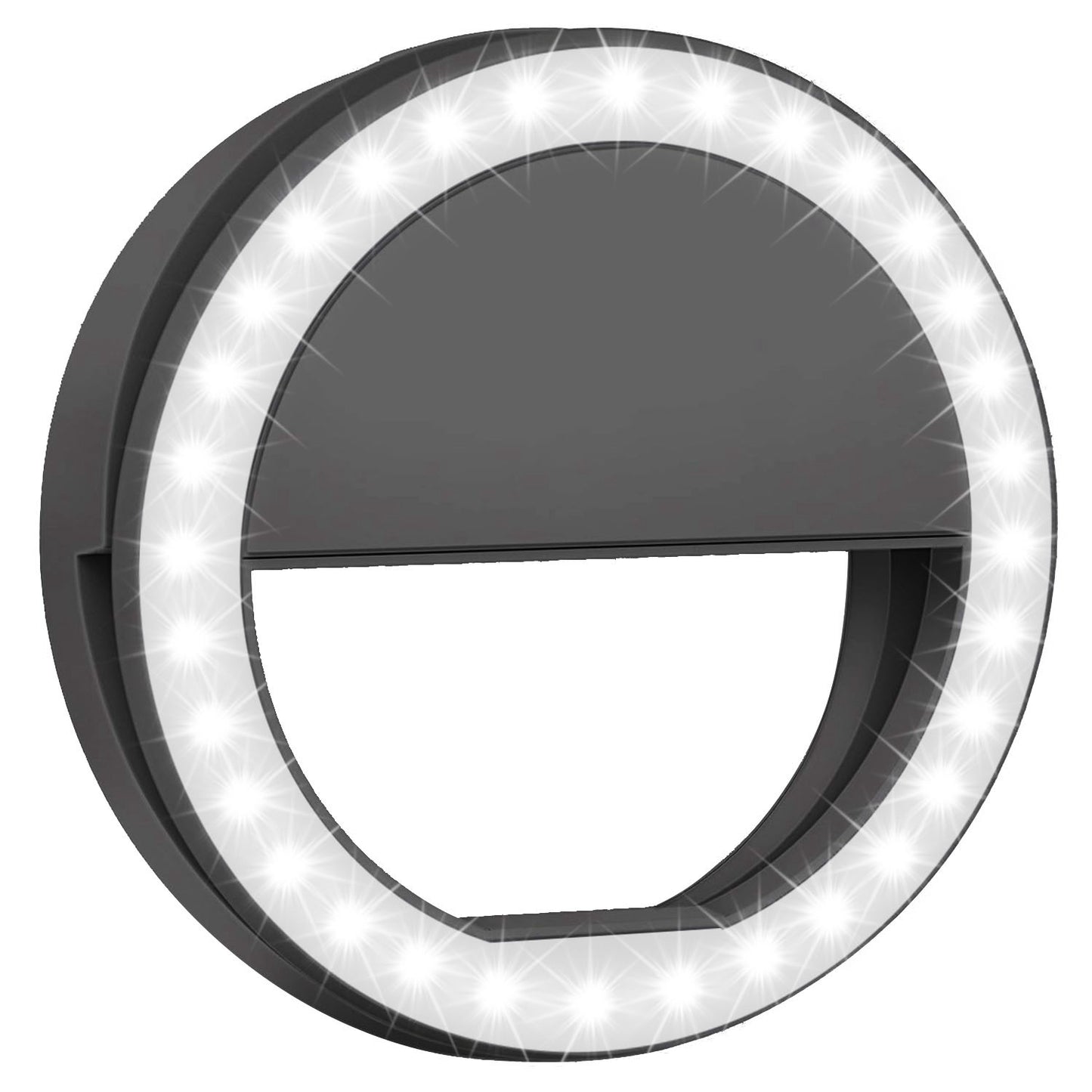 Selfie Ring Light 36 LEDs Ring Fill Light Clip for for iPhone Xs Max/XR Galaxy