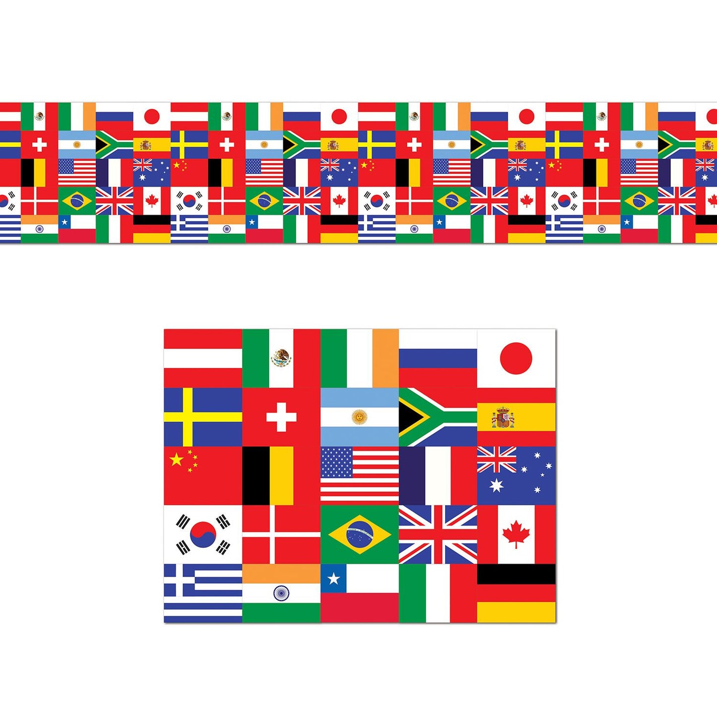 Beistle International Flag Poly Decorating Material | Party Supply