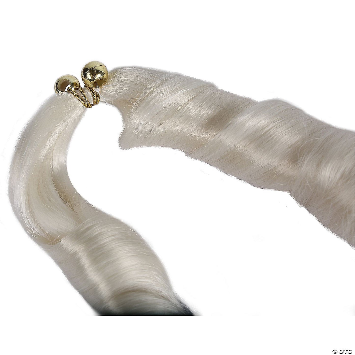 Womens Round Braid Attachment Wig | White