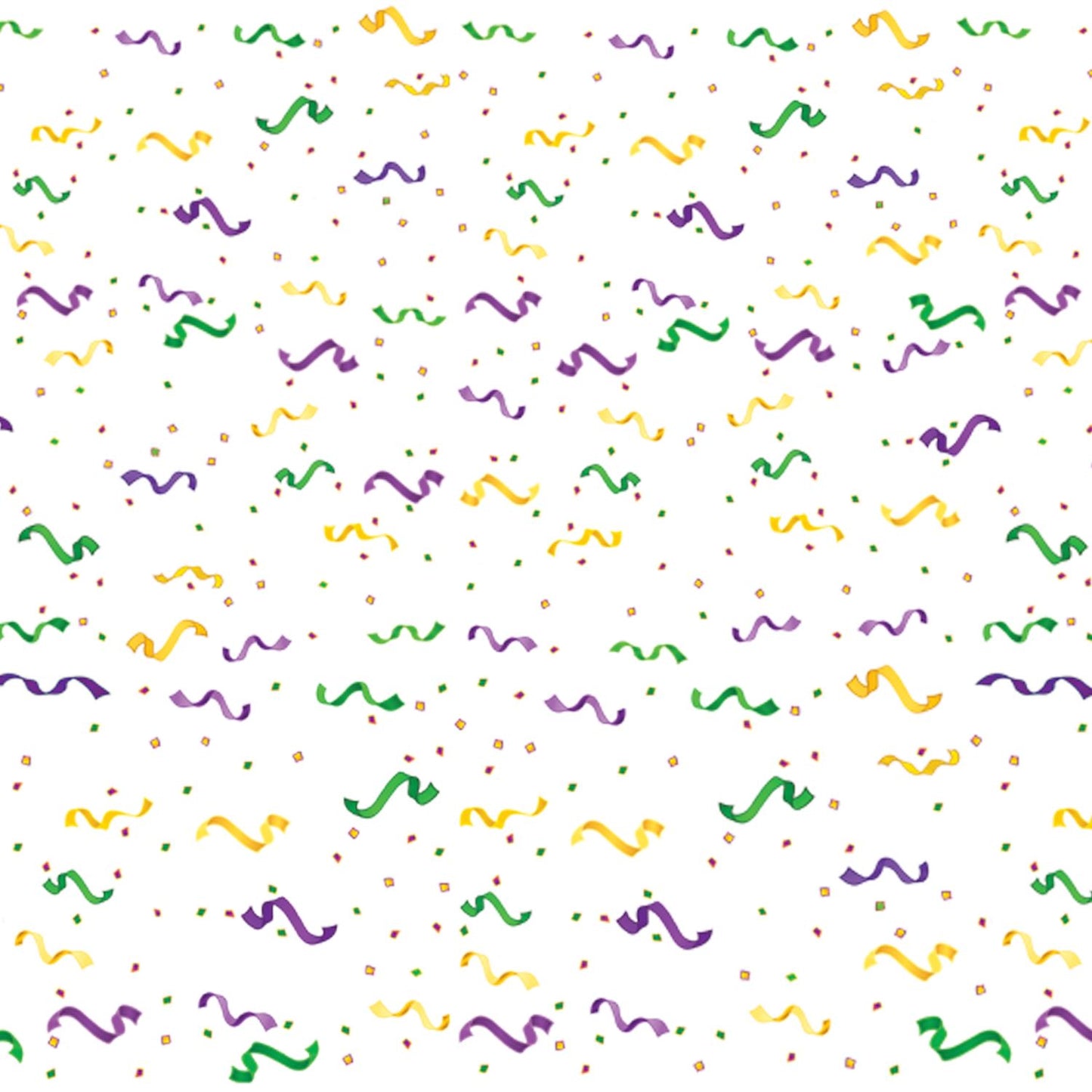 Beistle Mardi Gras Confetti & Serpentine Border | Party Supply | Decoration