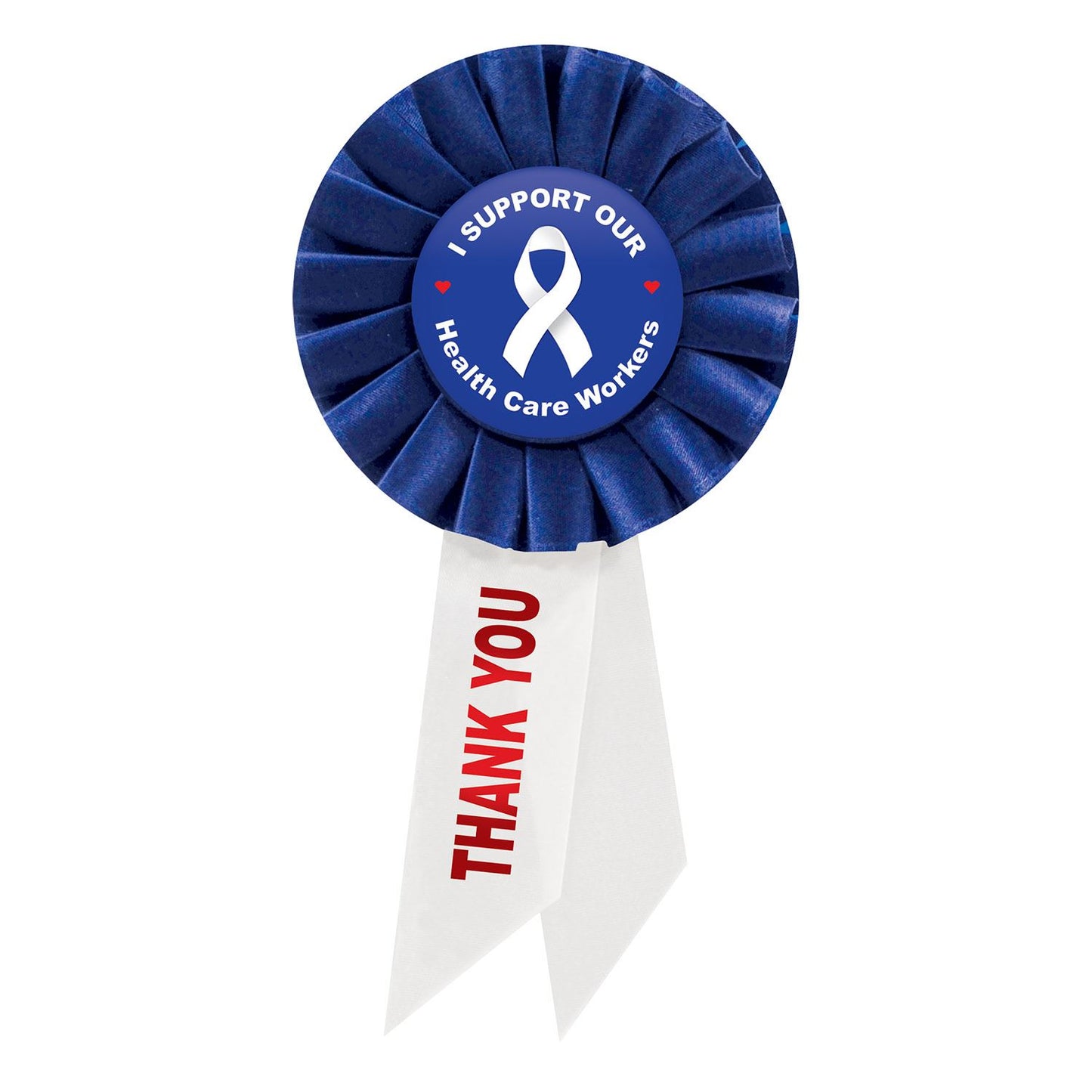 Beistle I Support Our Health Care Workers Rosette - Patriotic | Party Supply
