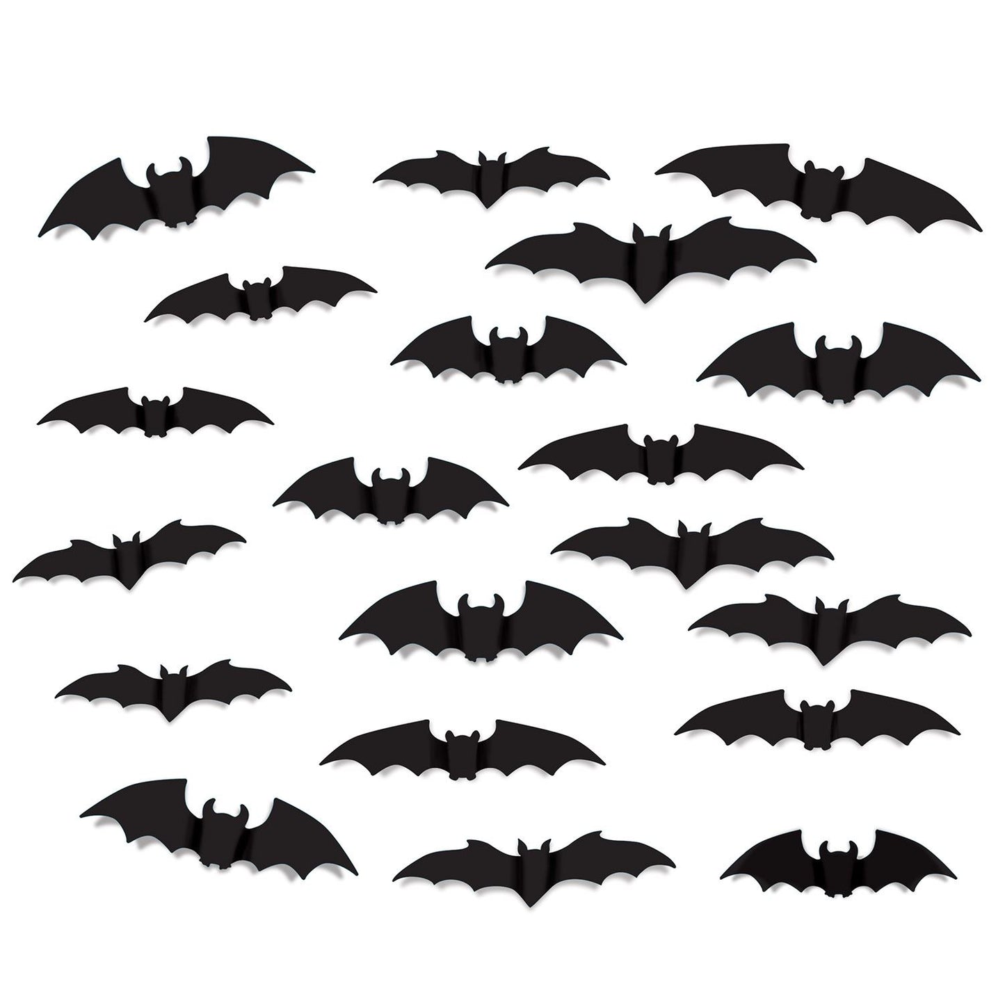 Beistle Bat Silhouettes - Halloween | Party Supply | Decoration