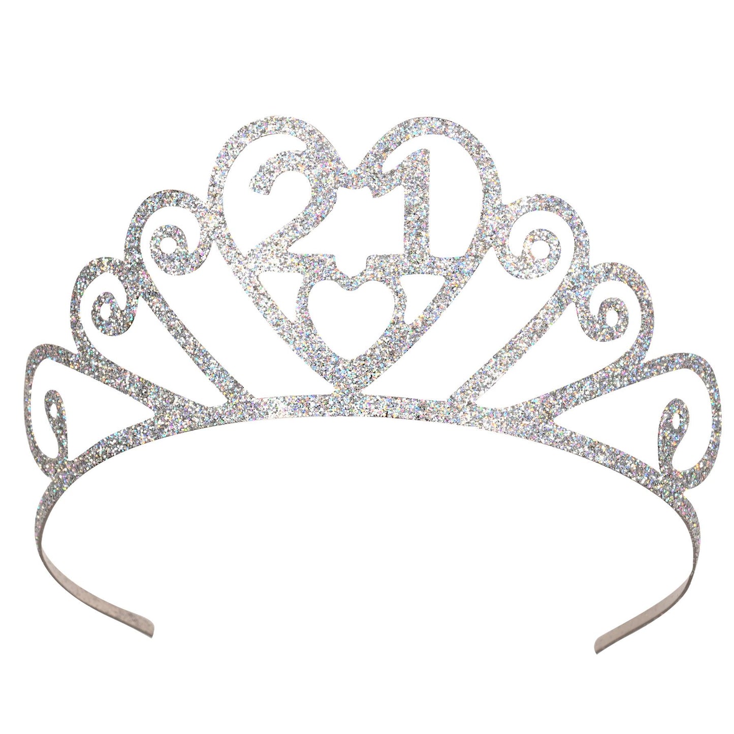 Beistle Glittered 21 Tiara - 21st Birthday | Party Supply | Decoration