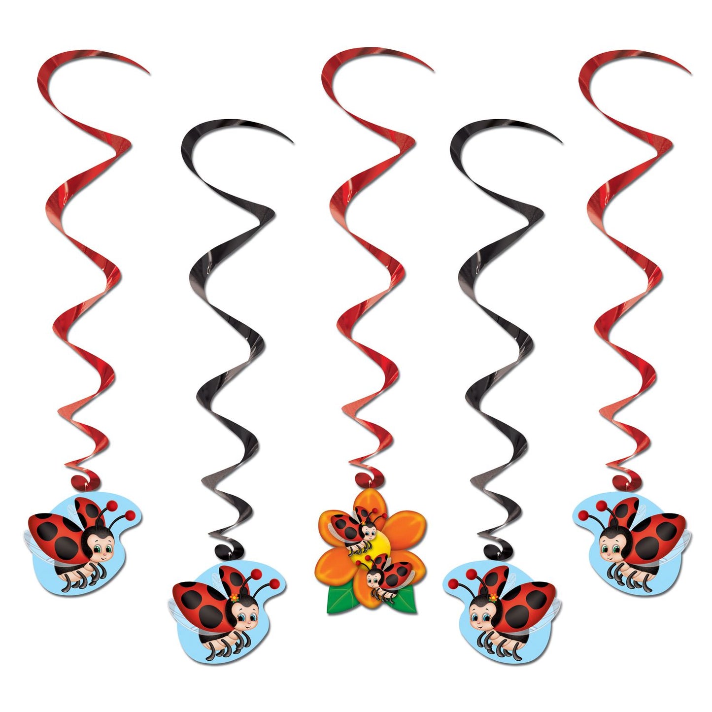 Beistle Ladybug Whirls - Spring/Summer | Party Supply | Decoration