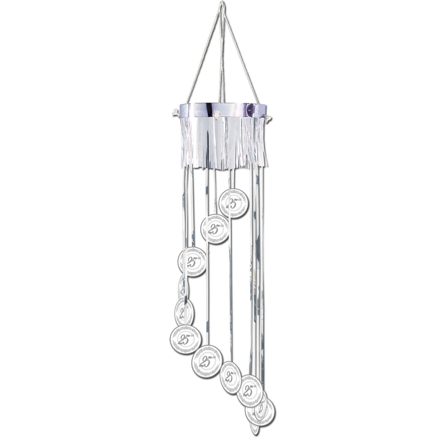 Beistle 25th Anniversary Shimmering Spiral | Party Supply | Decoration