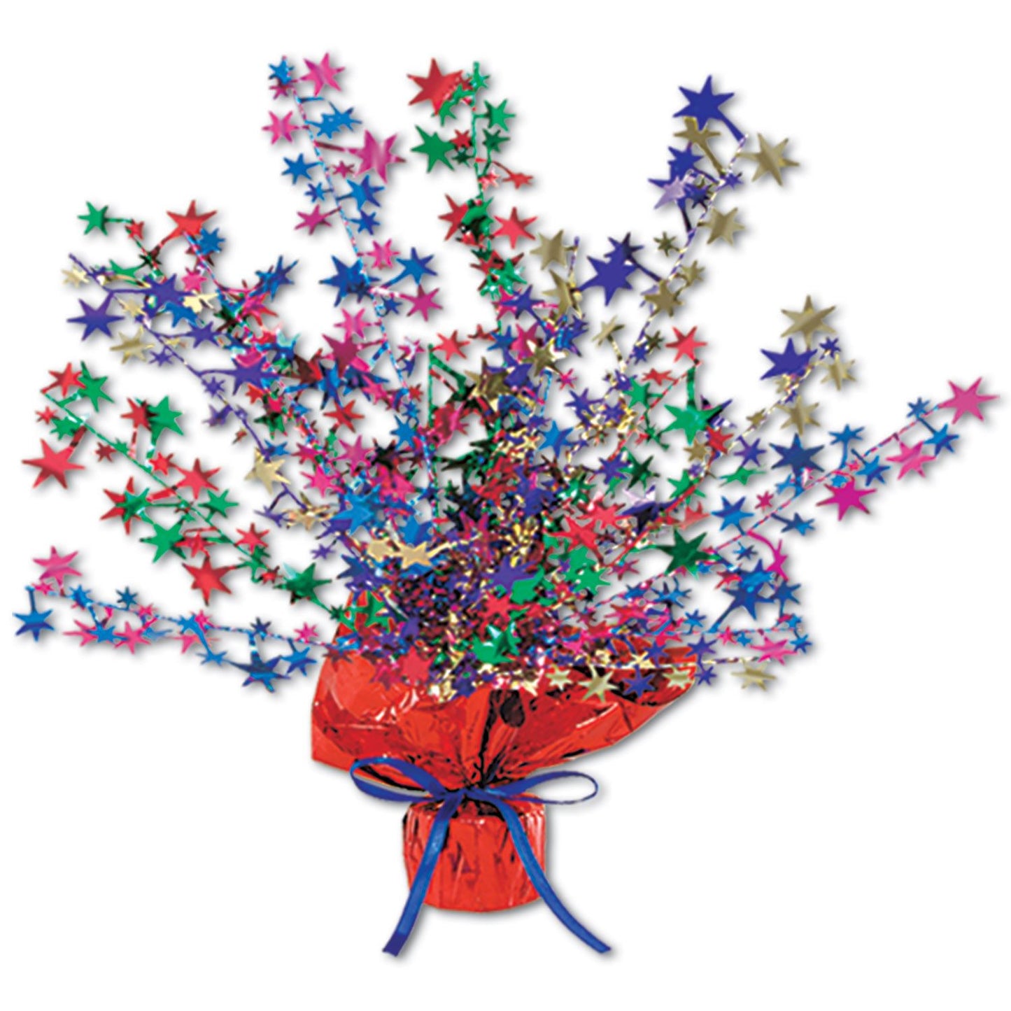 Beistle Multi-Color Star Gleam N Burst Centerpiece - General Occasion | Party